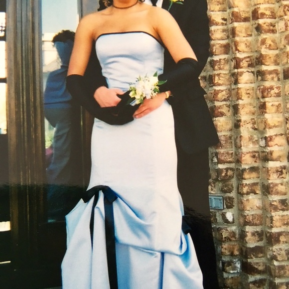 Jessica Mcclintock Periwinkle gown - Picture 2 of 8